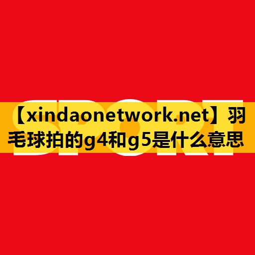羽毛球拍的g4和g5是什么意思