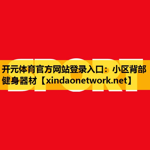 小区背部健身器材